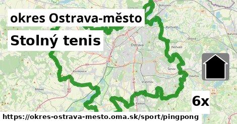 Stolný tenis, okres Ostrava-město