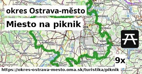 Miesto na piknik, okres Ostrava-město