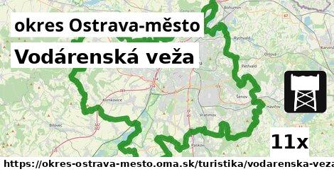 Vodárenská veža, okres Ostrava-město