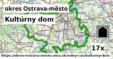 kultúrny dom v okres Ostrava-město