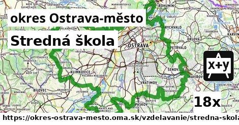 Stredná škola, okres Ostrava-město