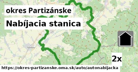 Nabíjacia stanica, okres Partizánske