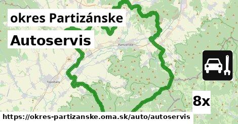 Autoservis, okres Partizánske