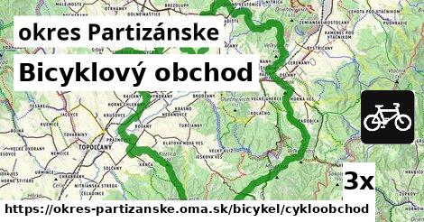 Bicyklový obchod, okres Partizánske