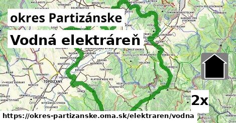 Vodná elektráreň, okres Partizánske