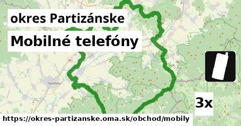 Mobilné telefóny, okres Partizánske