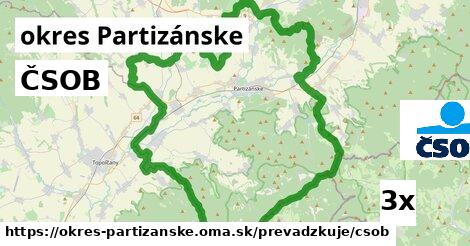 ČSOB, okres Partizánske