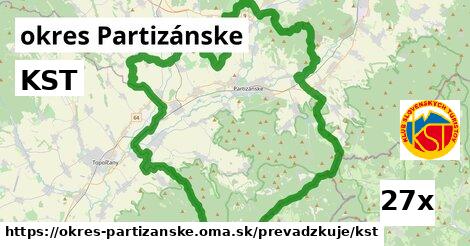 KST, okres Partizánske