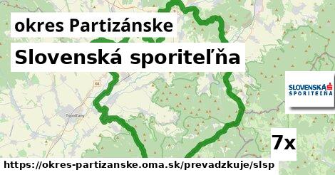 Slovenská sporiteľňa, okres Partizánske