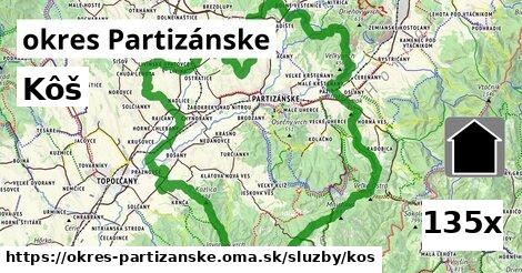Kôš, okres Partizánske