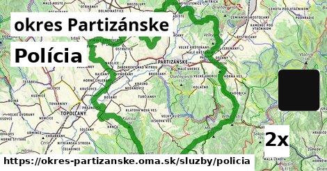 Polícia, okres Partizánske