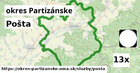 Pošta, okres Partizánske