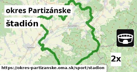 štadión, okres Partizánske