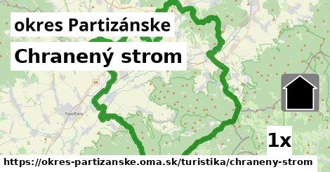 Chranený strom, okres Partizánske