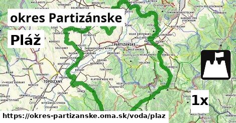 Pláž, okres Partizánske