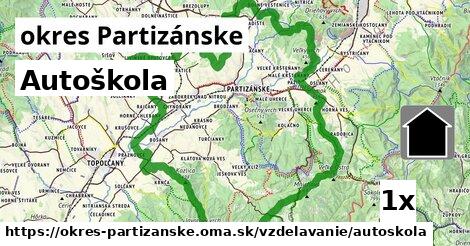 Autoškola, okres Partizánske