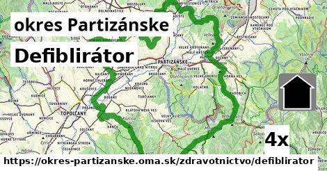 Defiblirátor, okres Partizánske