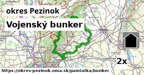 Vojenský bunker, okres Pezinok