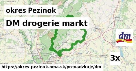 DM drogerie markt, okres Pezinok