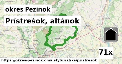 Prístrešok, altánok, okres Pezinok