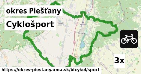 Cyklošport, okres Piešťany