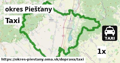 Taxi, okres Piešťany