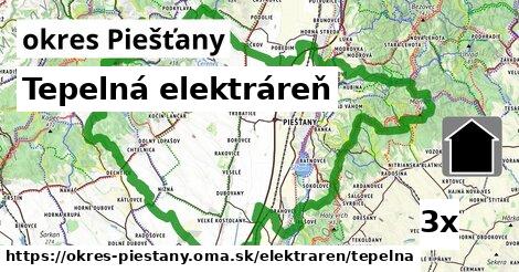 Tepelná elektráreň, okres Piešťany