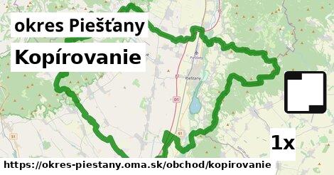 Kopírovanie, okres Piešťany