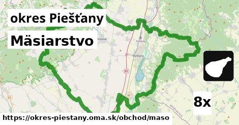 Mäsiarstvo, okres Piešťany