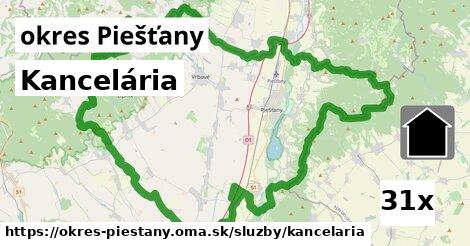 Kancelária, okres Piešťany