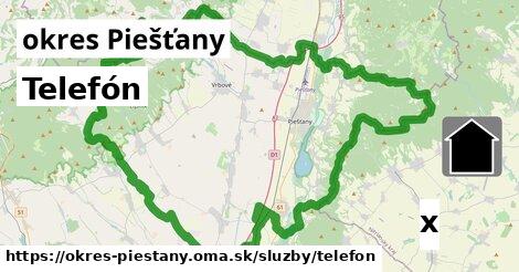 Telefón, okres Piešťany