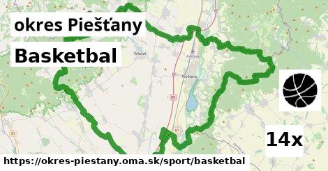 Basketbal, okres Piešťany