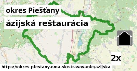 ázijská reštaurácia, okres Piešťany