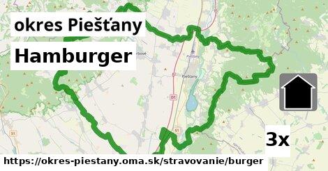 Hamburger, okres Piešťany