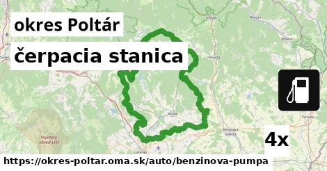 čerpacia stanica, okres Poltár