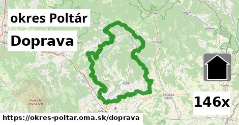 doprava v okres Poltár