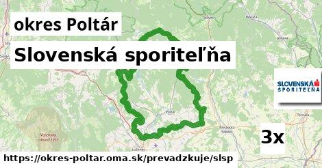 Slovenská sporiteľňa, okres Poltár