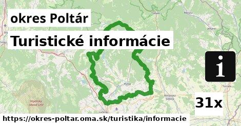 Turistické informácie, okres Poltár