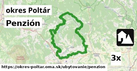 Penzión, okres Poltár