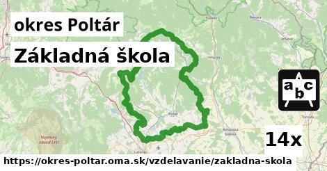 Základná škola, okres Poltár