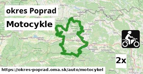 Motocykle, okres Poprad