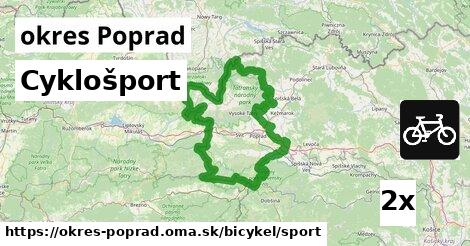 Cyklošport, okres Poprad