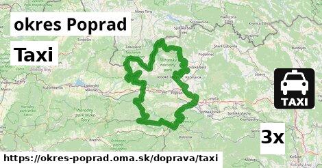 Taxi, okres Poprad