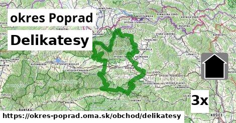 Delikatesy, okres Poprad