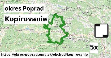 Kopírovanie, okres Poprad