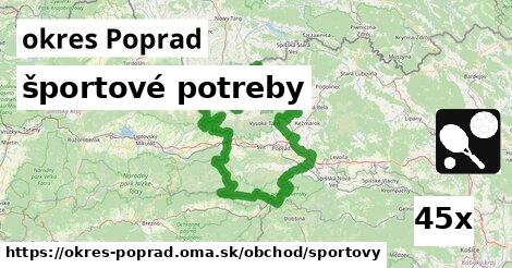 športové potreby v okres Poprad