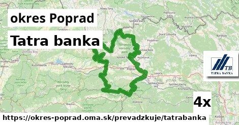 Tatra banka, okres Poprad