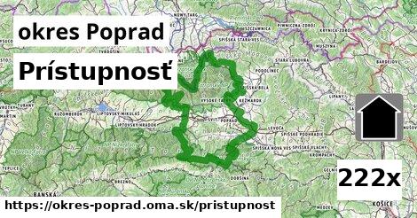 prístupnosť v okres Poprad