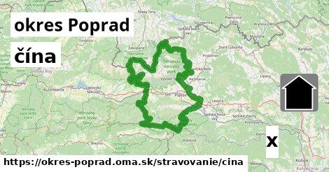 čína, okres Poprad