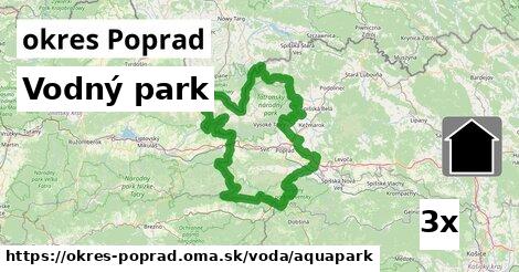 Vodný park, okres Poprad
